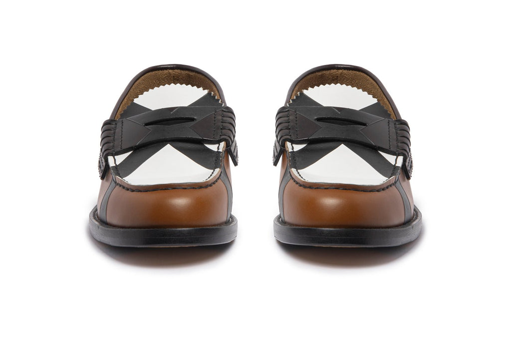 CML1380X ANT.TAN MULTI X BLACK - Collegemoccassin