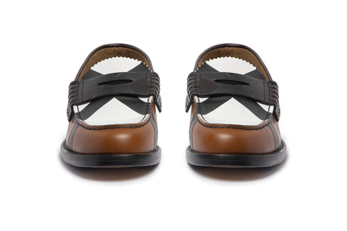 CML1380X ANT.TAN MULTI X BLACK - Collegemoccassin