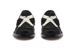 CWL4360X PONY BLACK X WHITE - Collegemoccassin