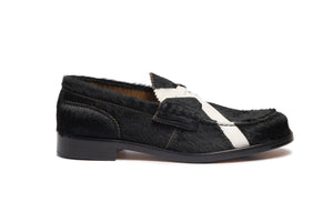 CWL4360X PONY BLACK X WHITE - Collegemoccassin