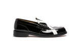 Load image into Gallery viewer, ML1780X PATENT BLACK X WHITE - Collegemoccassin
