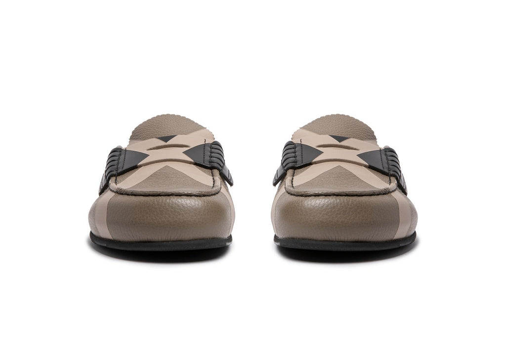 MR1489X ROYAL TAUPE X ECRU - Collegemoccassin