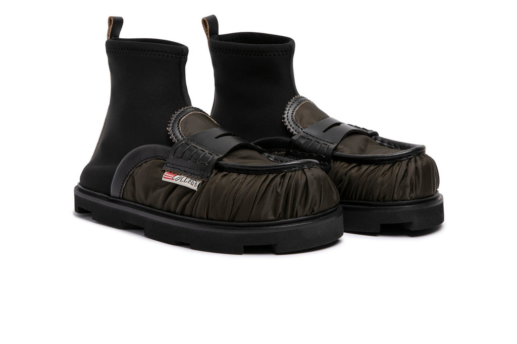 WS3094 BOMBER GREEN - Collegemoccassin