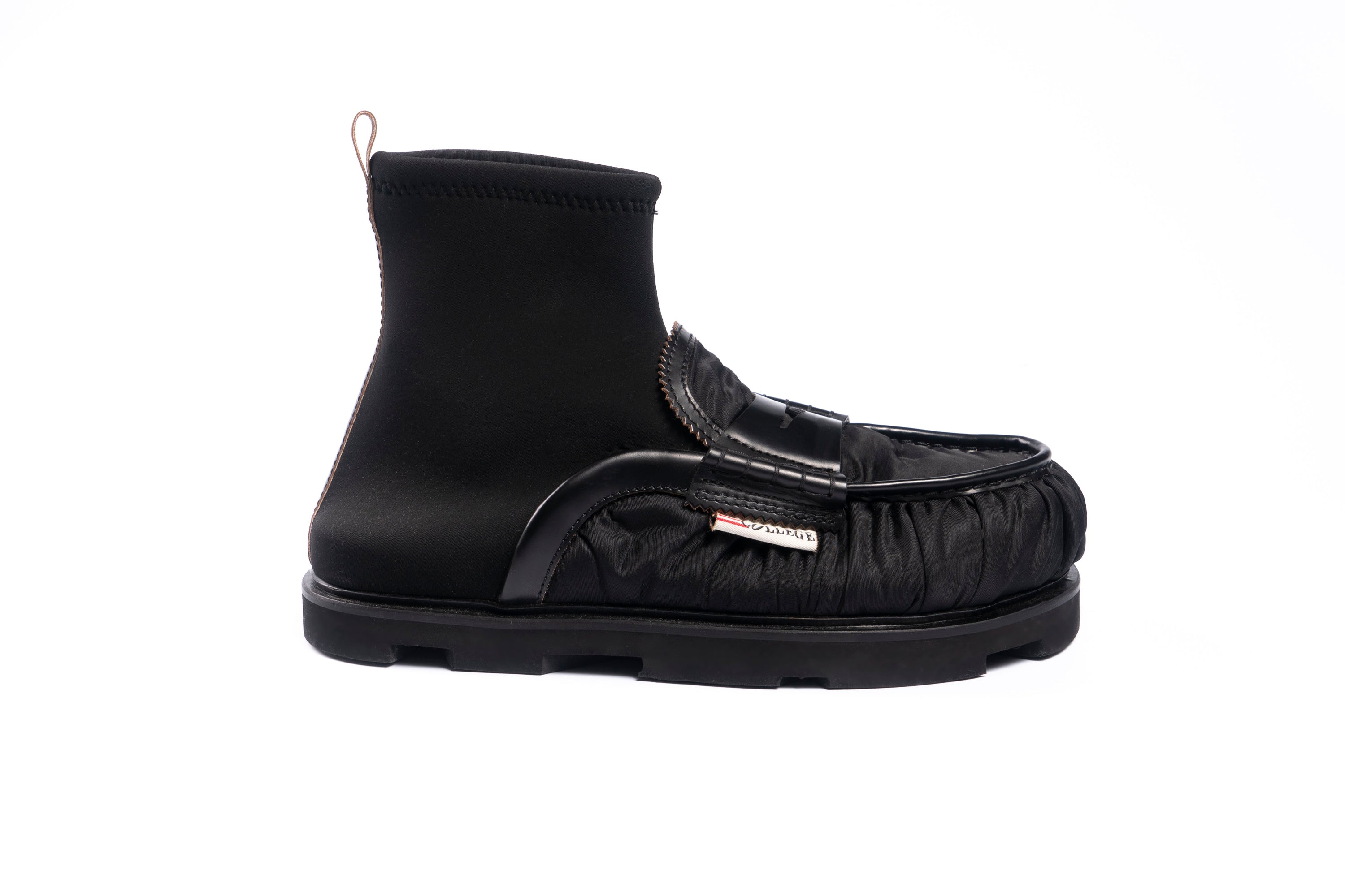 MS3094A BOMBER BLACK - Collegemoccassin