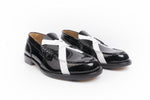 Load image into Gallery viewer, WL1780X PATENT BLACK X WHITE - Collegemoccassin
