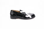 Load image into Gallery viewer, WL1780X PATENT BLACK X WHITE - Collegemoccassin
