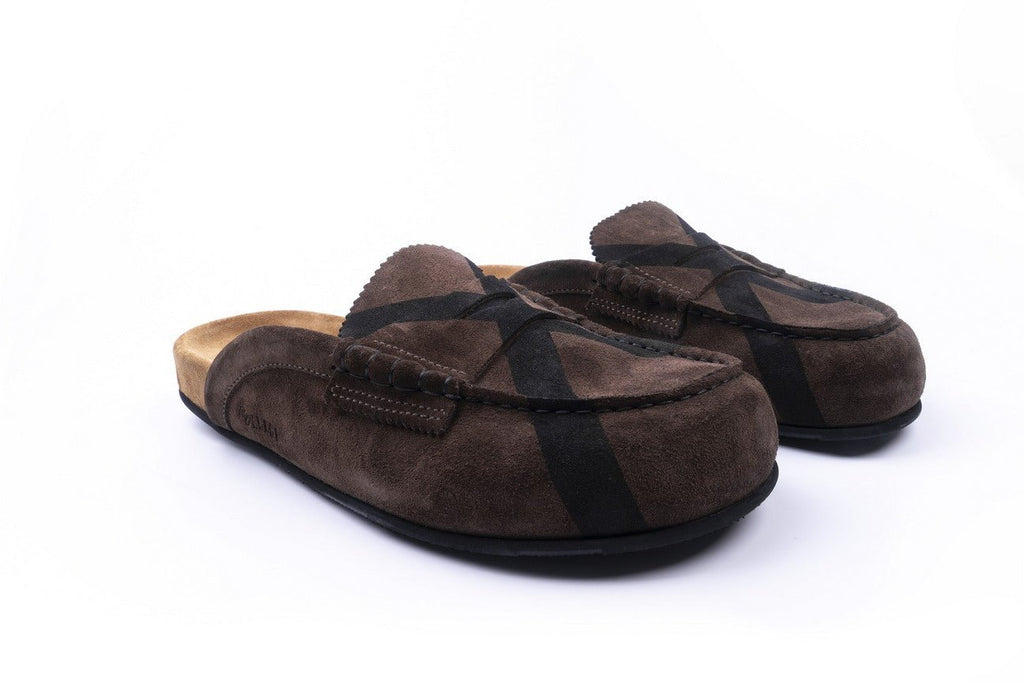 WR1689X SUEDE CHOCOLATE X BLACK - Collegemoccassin