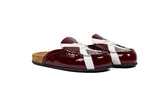 Load image into Gallery viewer, WR1789X PATENT MERLOT X WHITE - Collegemoccassin
